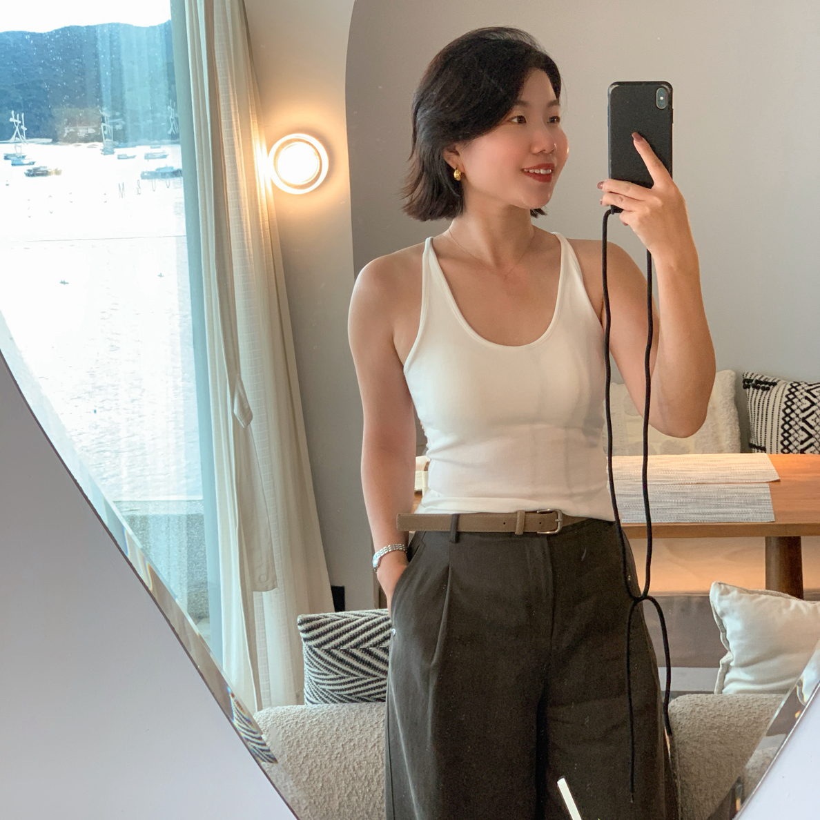 新款U领带胸垫内搭必备吊带背心