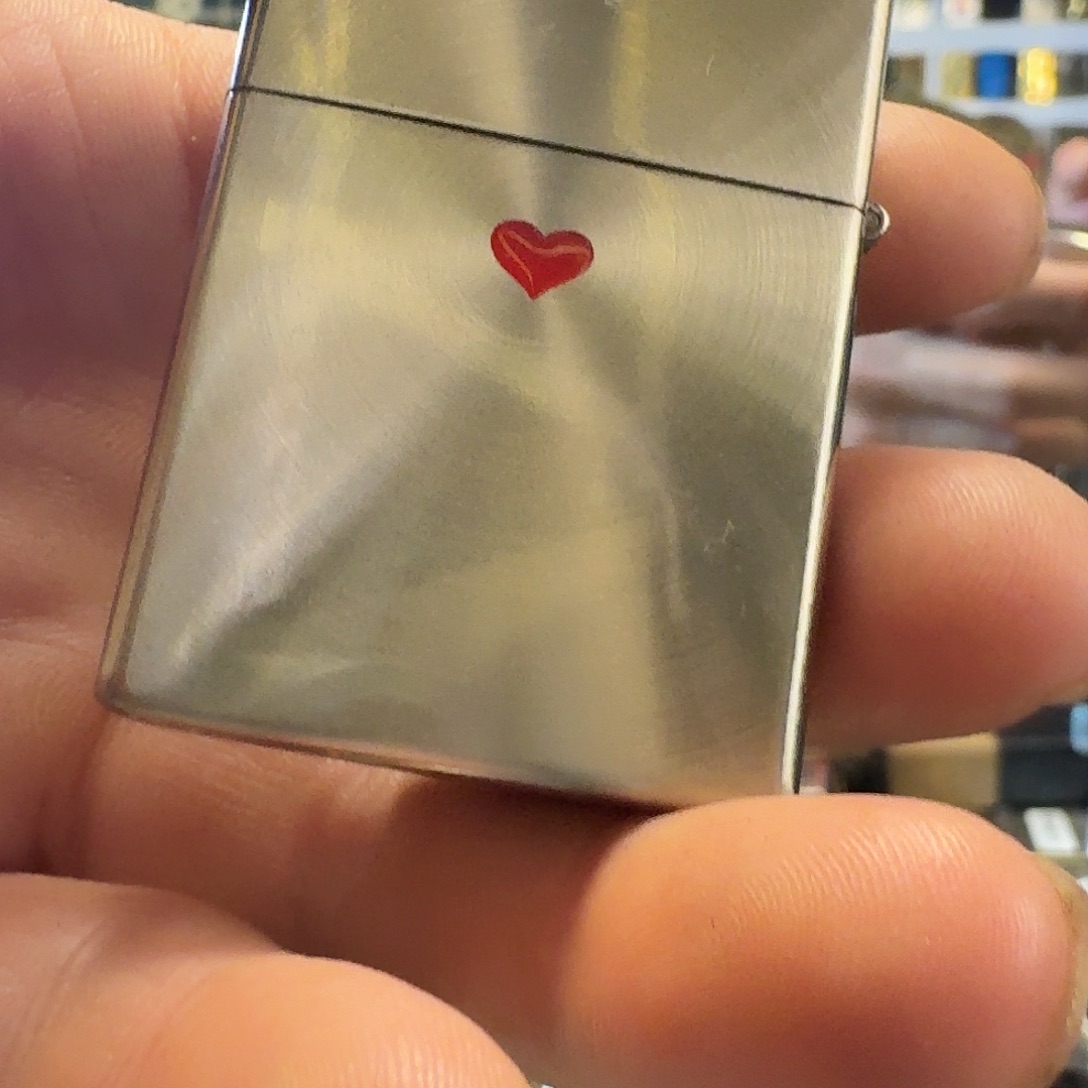 佐罗一代炫光爱心煤油打火机