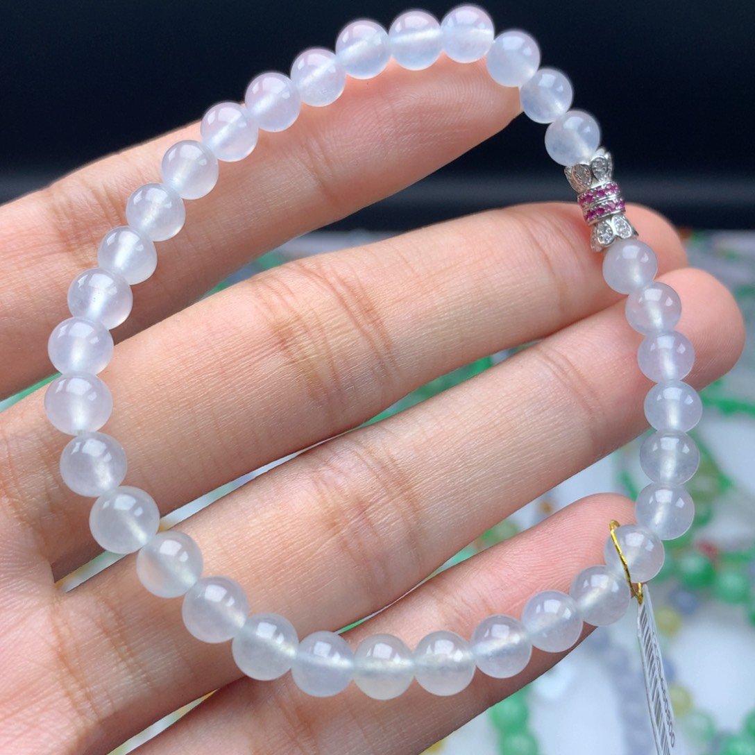 翡翠手链未镶嵌卡