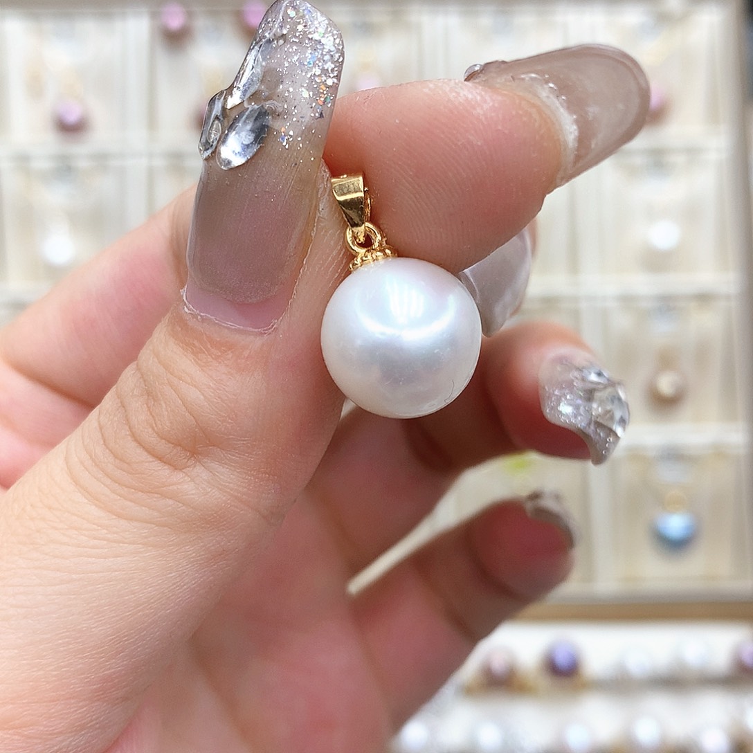 淡水珍珠合金吊坠(不含链)