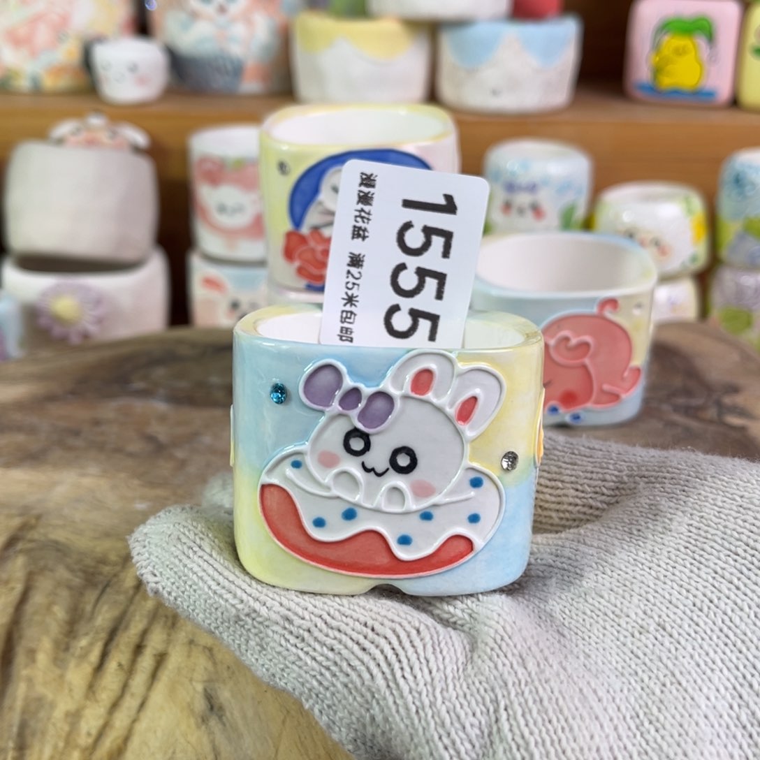 景德镇手工制作瑕疵1555口4.5