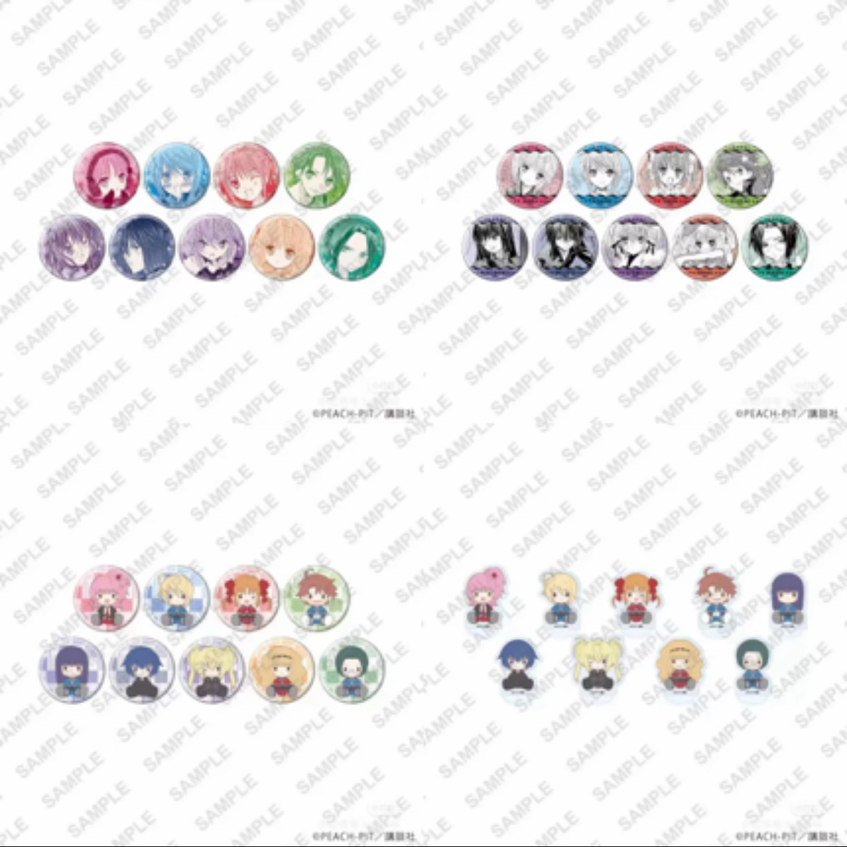 守护甜心eeo坐姿吧唧/小立牌 日谷正版盲盒 