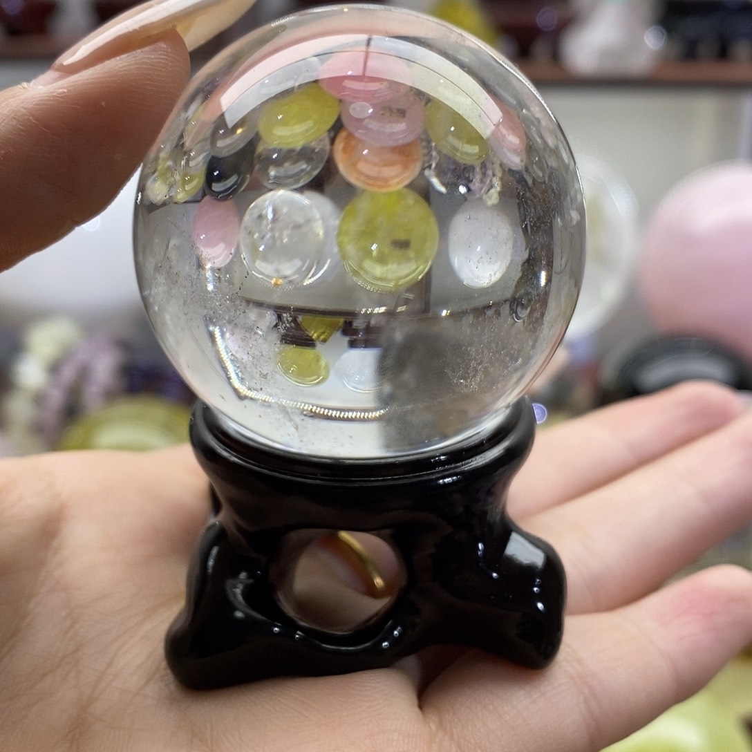未镶嵌珠宝半成品水晶吴*白水晶4