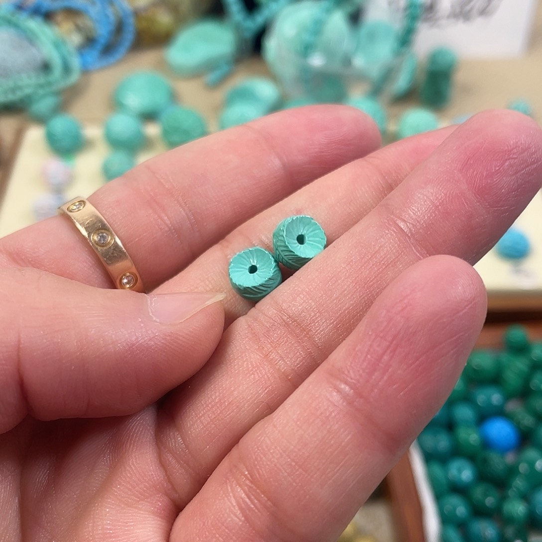 手工雕刻配饰配珠尺寸8