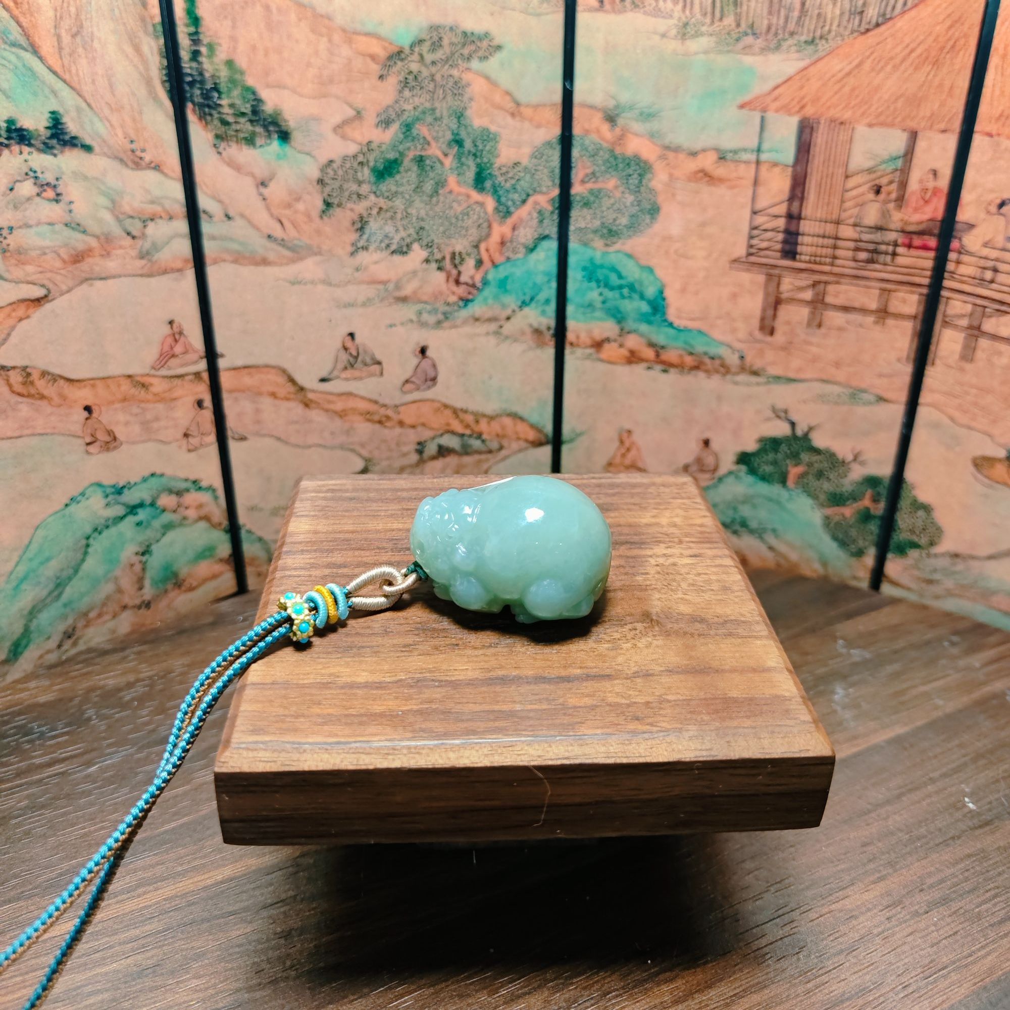 X和田玉貔貅吊坠0071