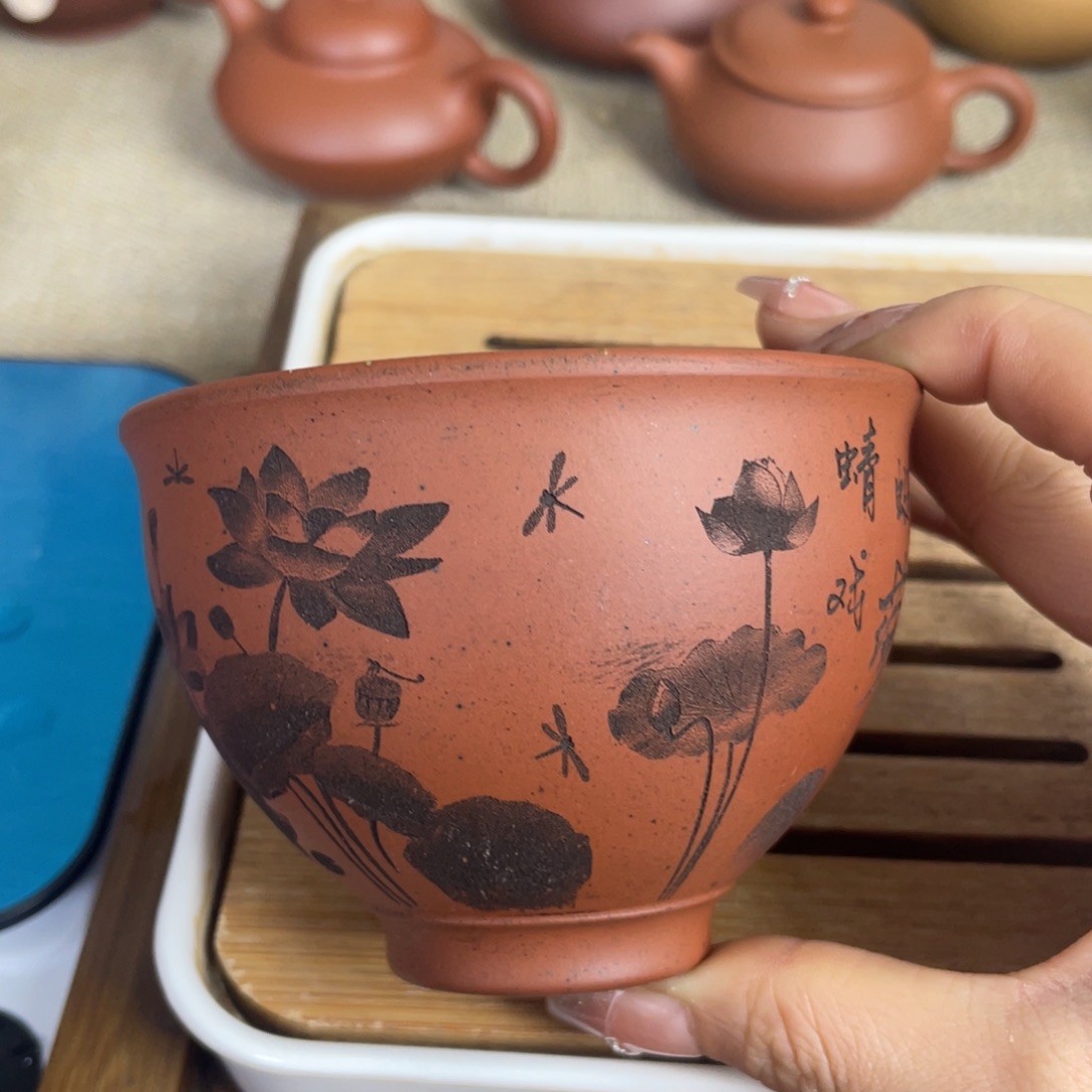 紫砂茶杯老矿高货主人杯