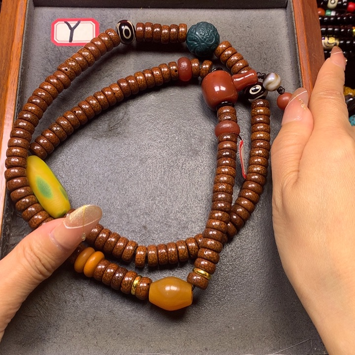 肚***人星月菩提吊坠菩提