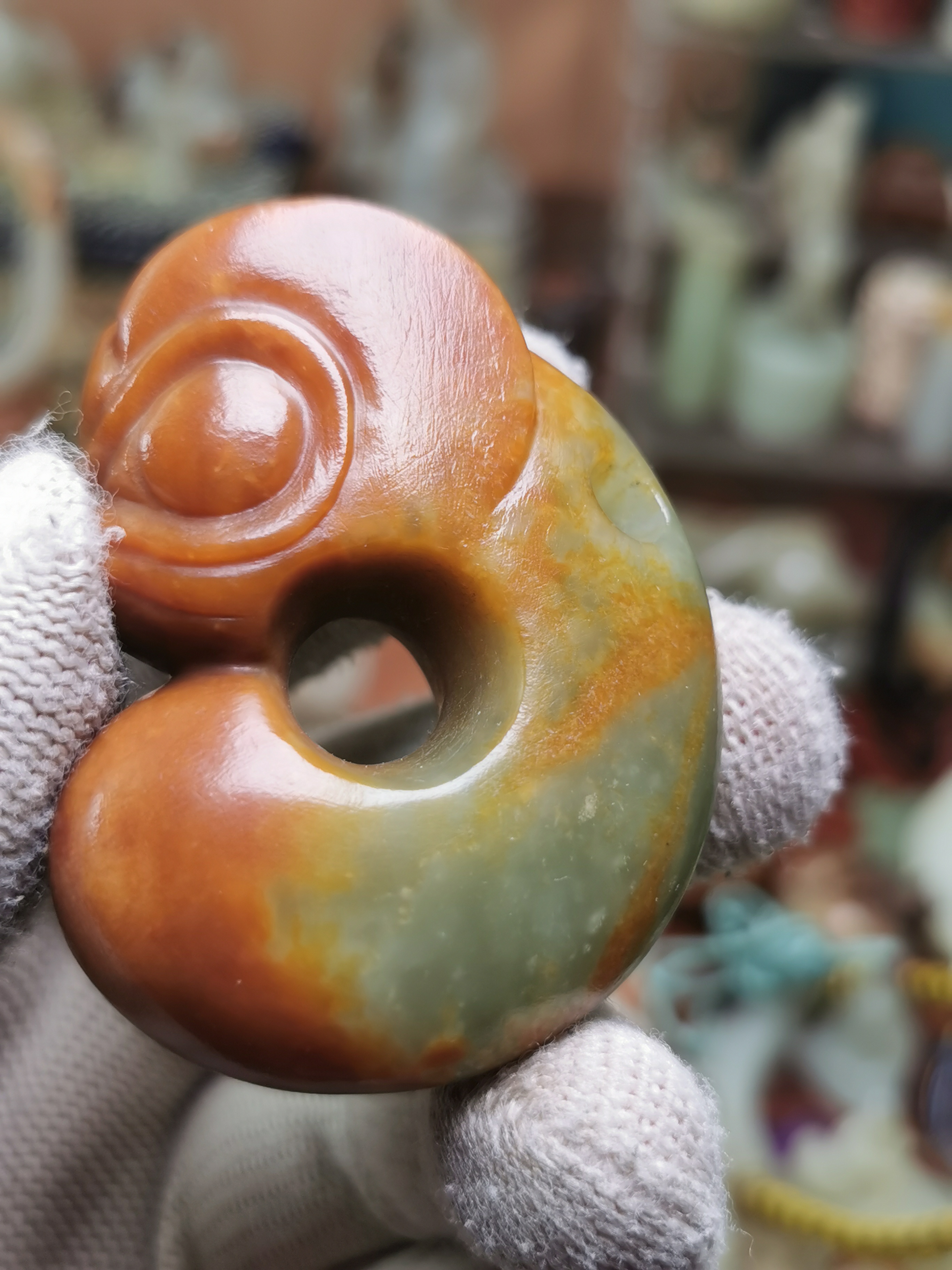 新疆和田玉佩挂件把件