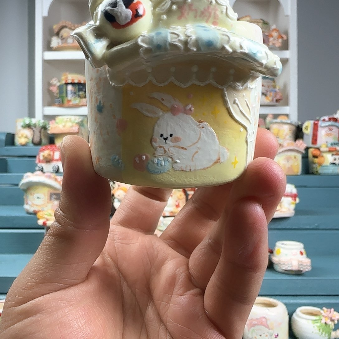 红陶多肉花盆：口径4.8 外高4.8