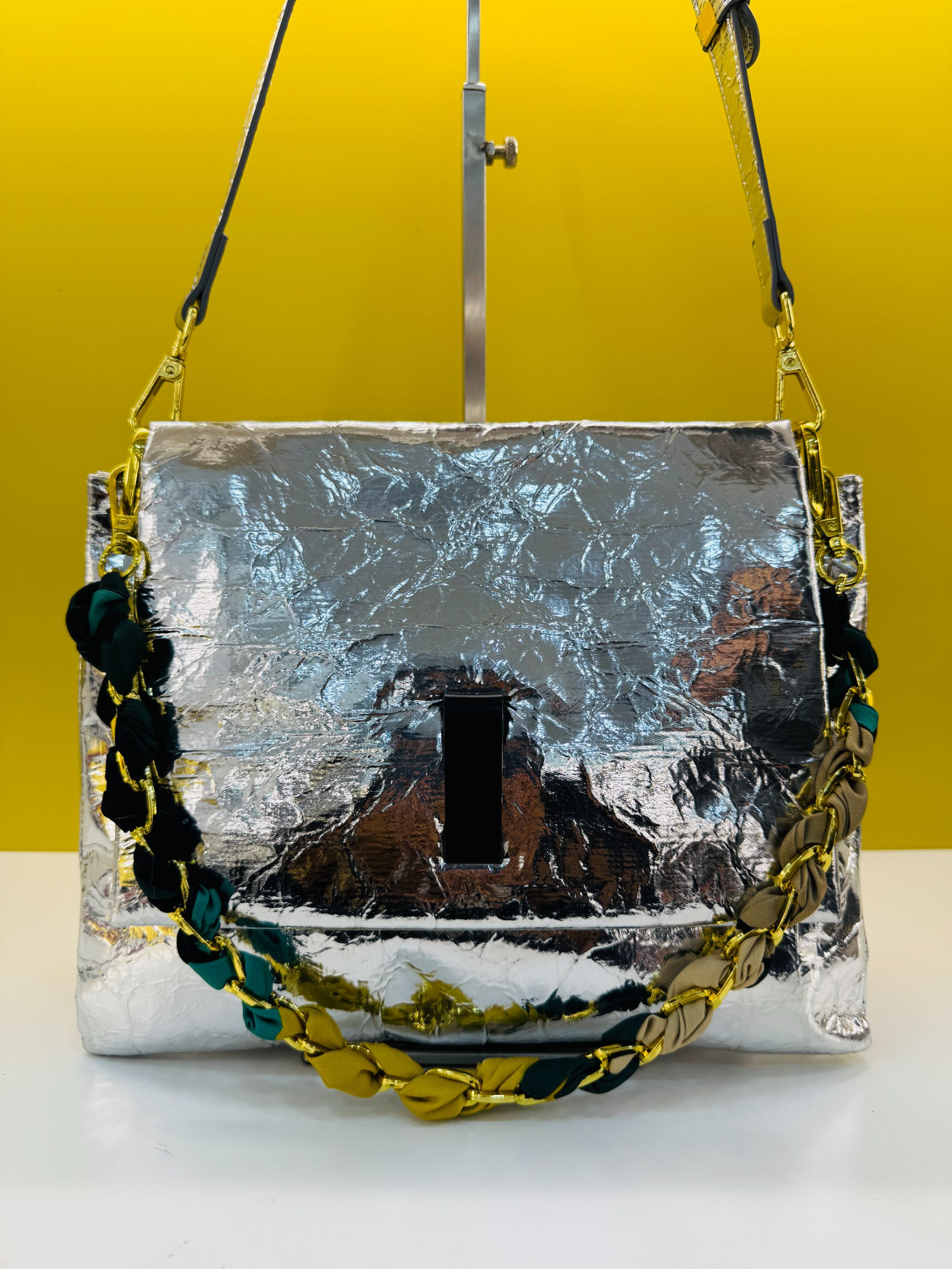 新款防盗斜挎包设计师漆皮个性休闲-9926