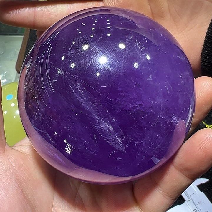 紫晶天然水晶球未镶嵌