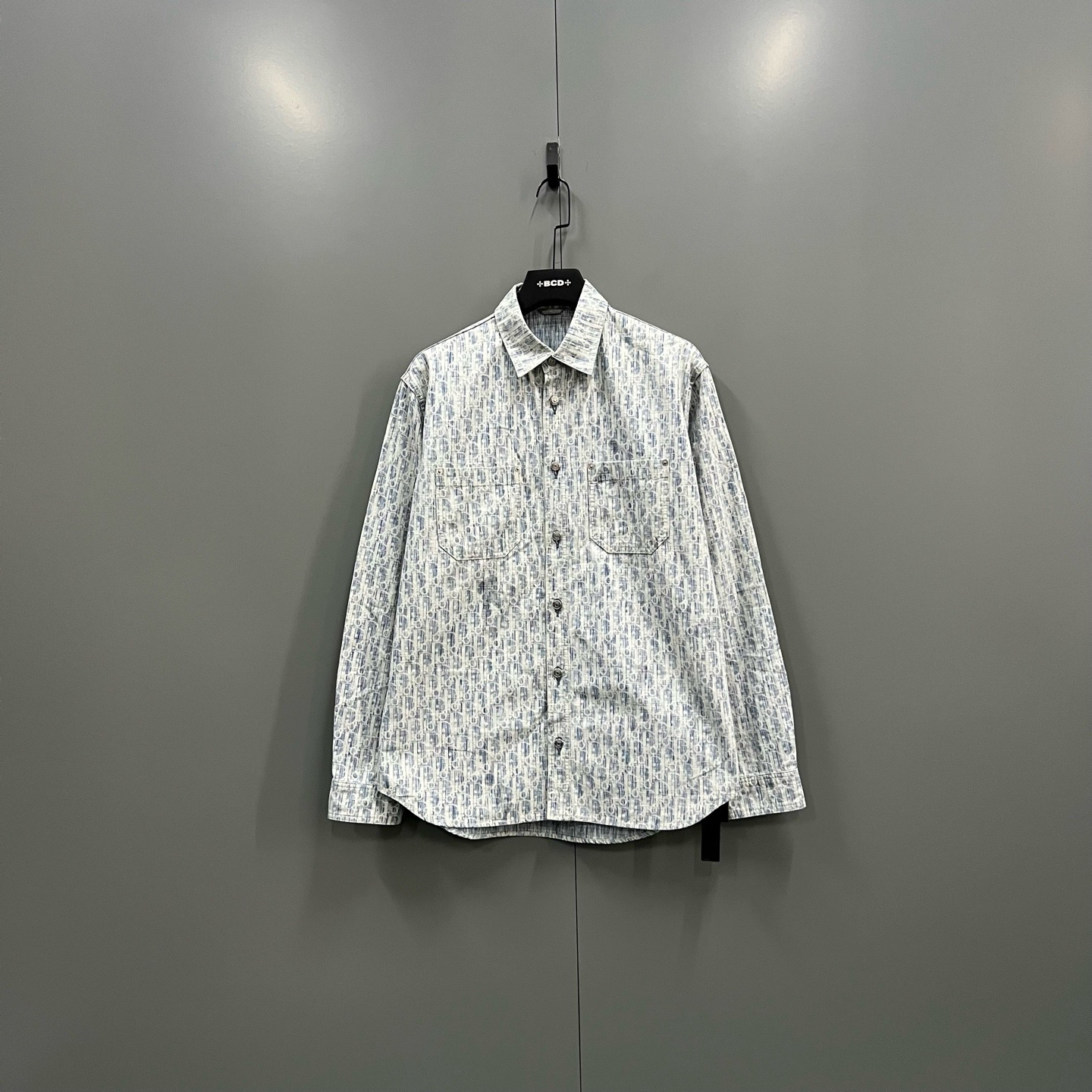 95新 DIOR/迪奥 jp1217 满印老花衬衫 38码 611604