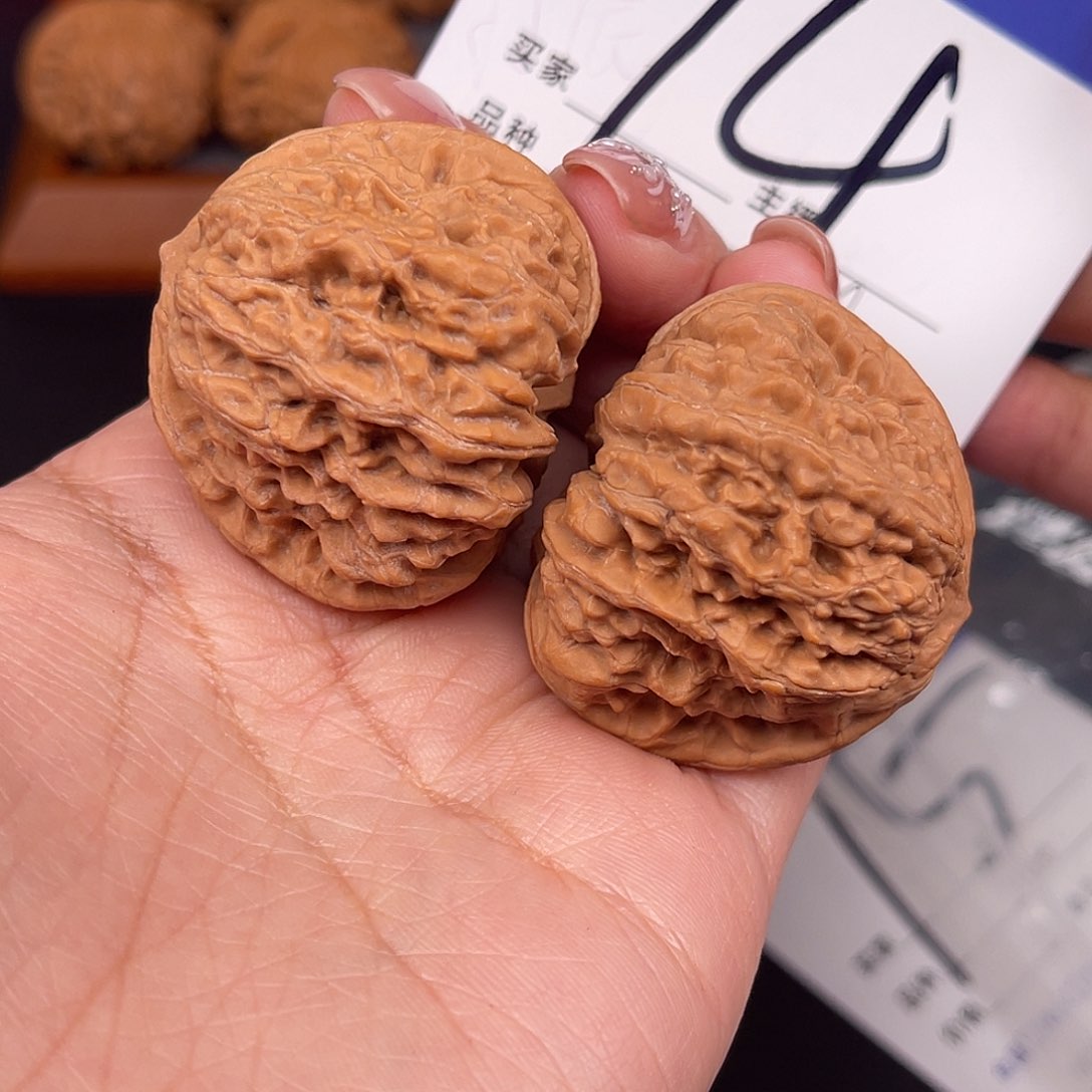 桃核吊坠全品平谷凹底40尺寸y