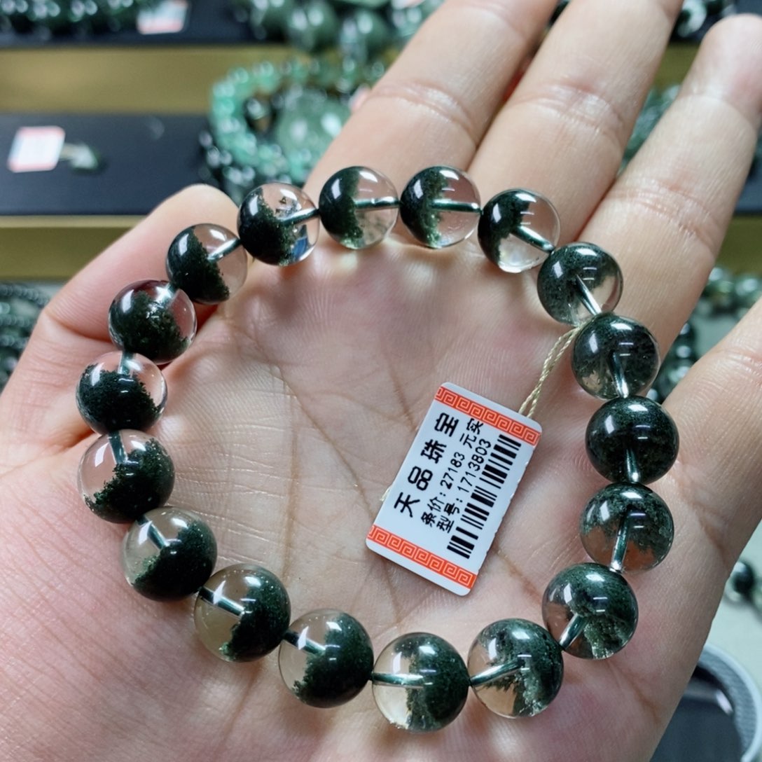 水晶手串未镶嵌绿幽灵1713803