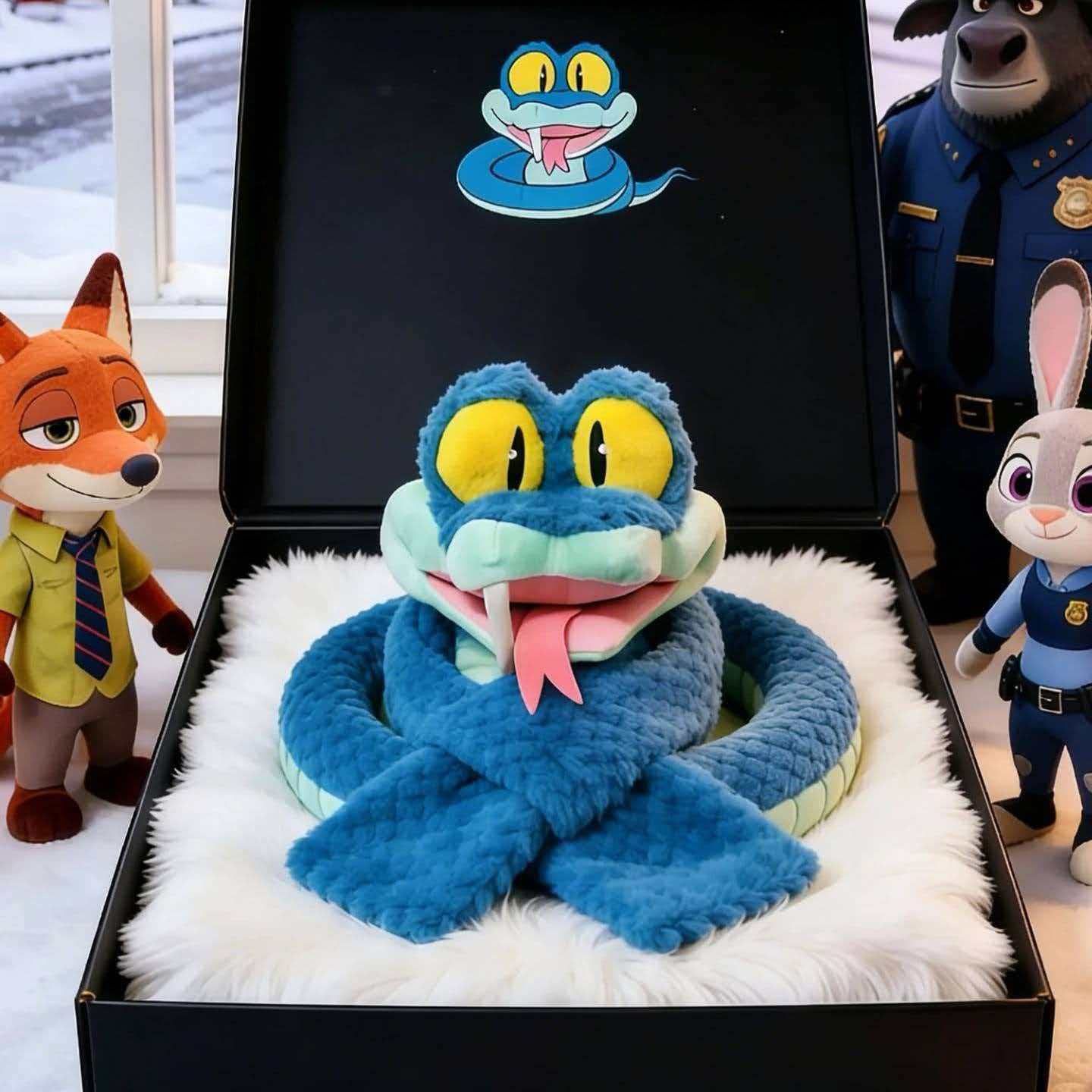 【长1.8米】盖瑞围巾卡通毛绒可爱动物造型围脖冬季可爱保暖送女生