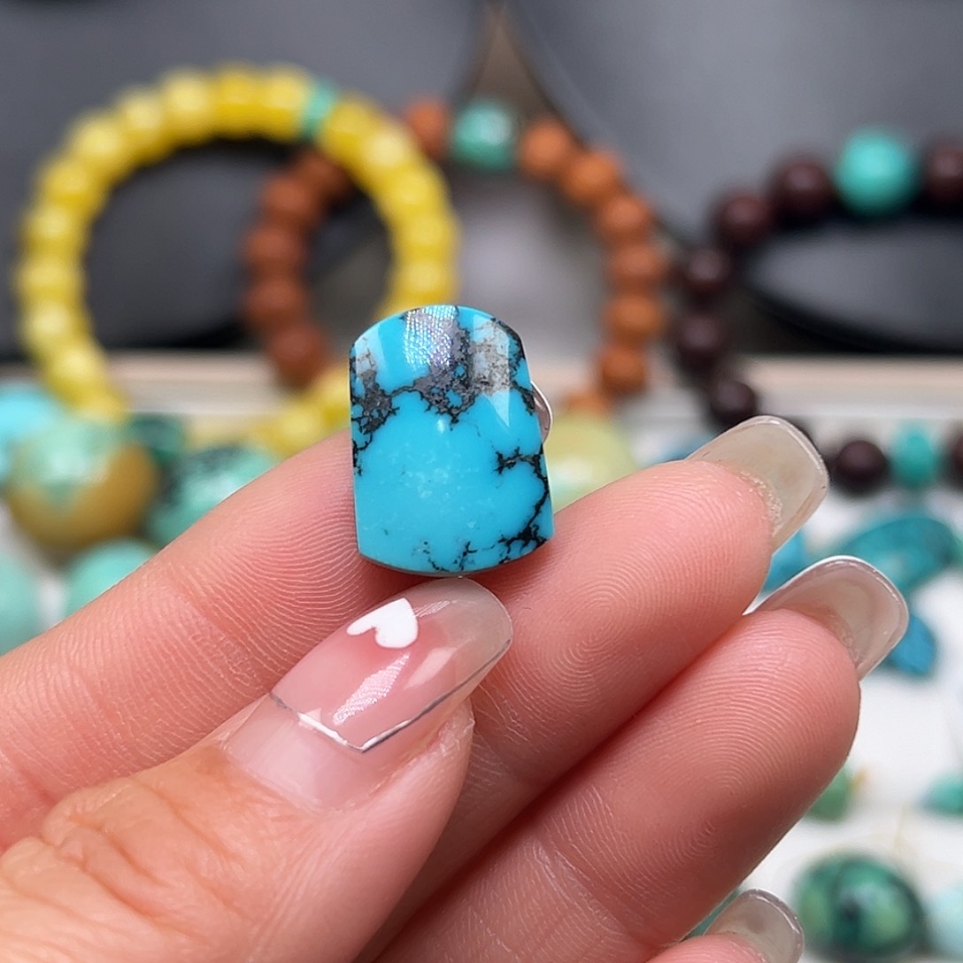 绿松石珠宝奇石未镶嵌