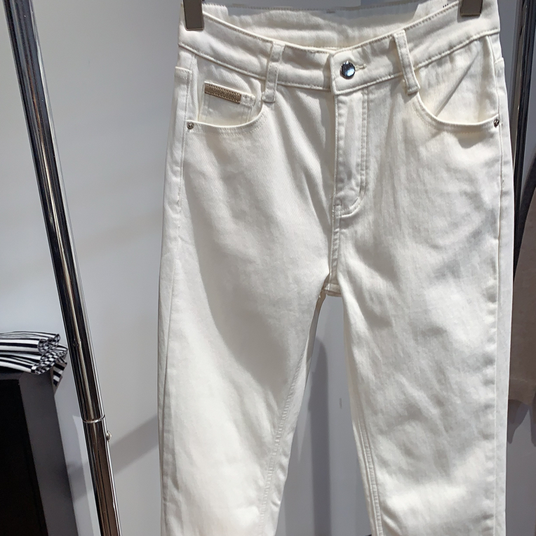 蜜娜  9088白色裤子