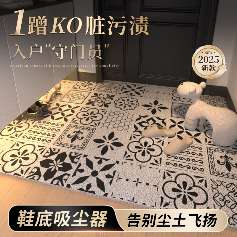 入户门地垫2025新款轻奢高级感进门门口脚垫防滑玄关防滑耐磨地毯