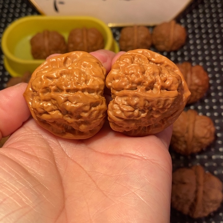 文玩核桃把件四开三角肌肉蛙