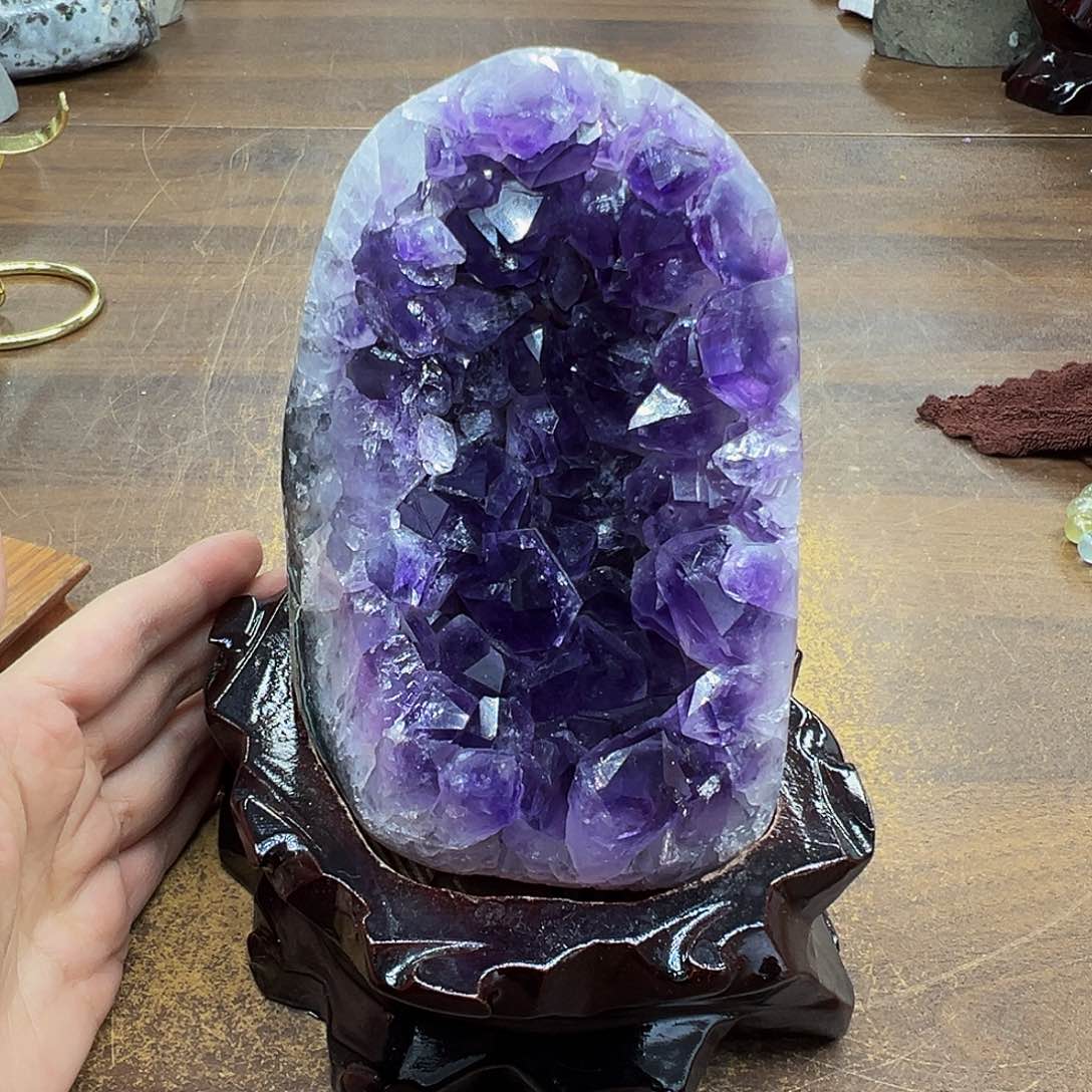紫晶摆件未镶嵌晶体