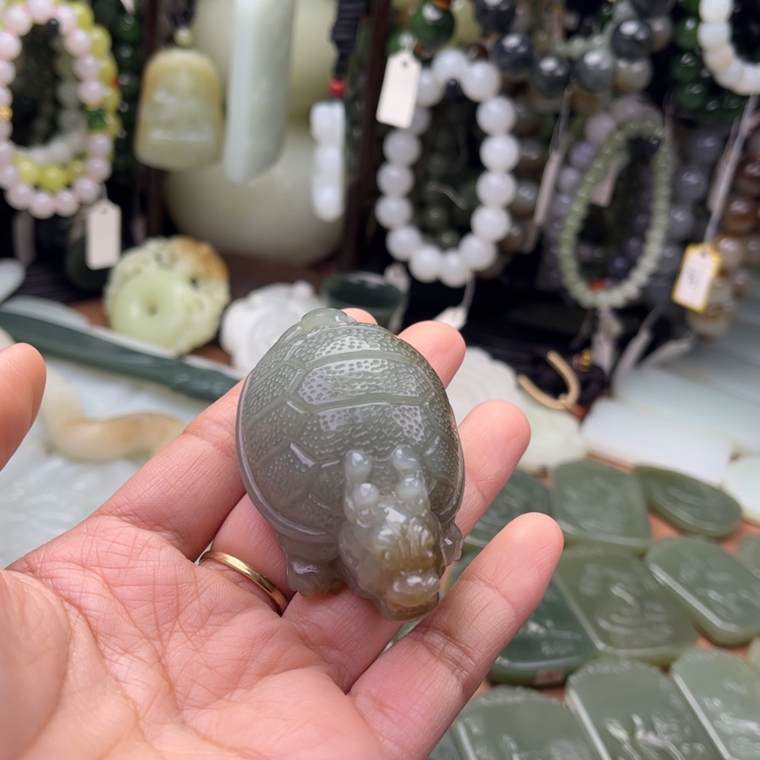 和田玉未镶嵌吊坠(不含链)