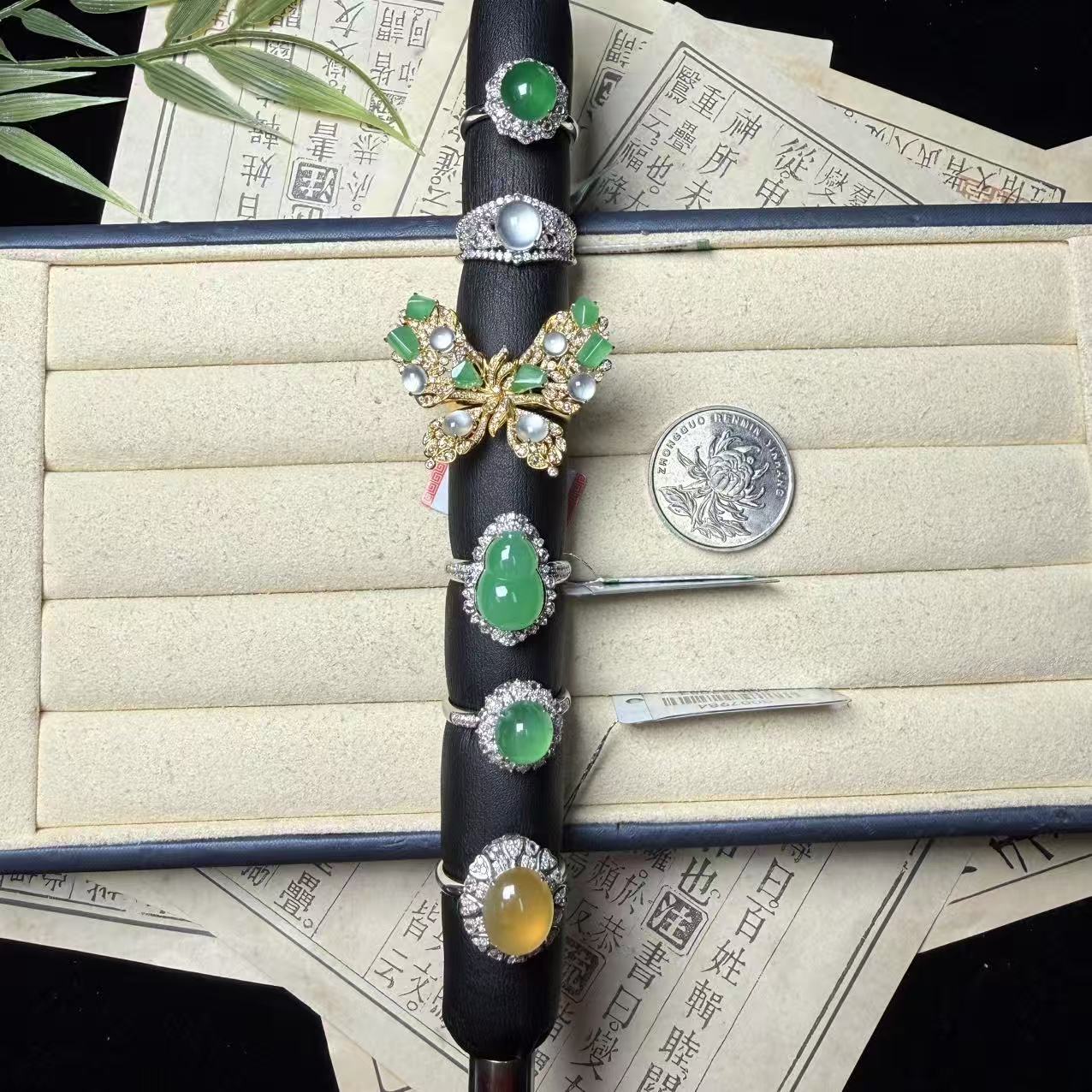 思懿珠宝 18K翡翠戒指-26800-1-ZGM-多样性发一