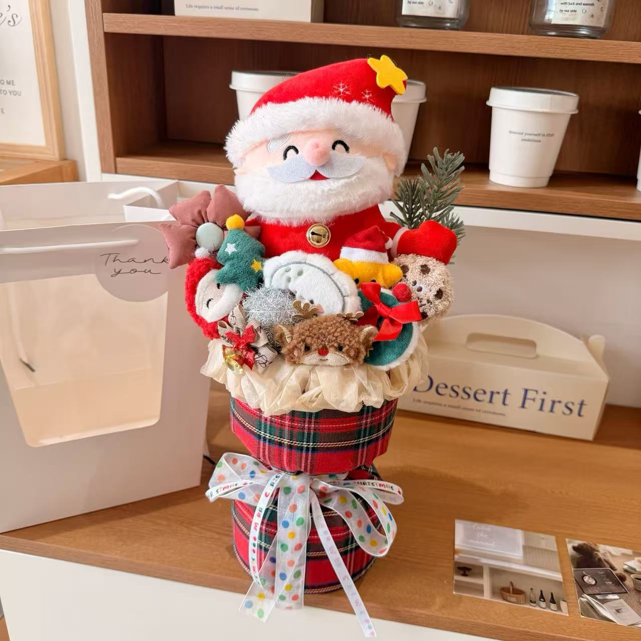 圣诞节礼物玩偶花束成品公仔毛绒可爱生日礼物送女生闺蜜伴手礼 