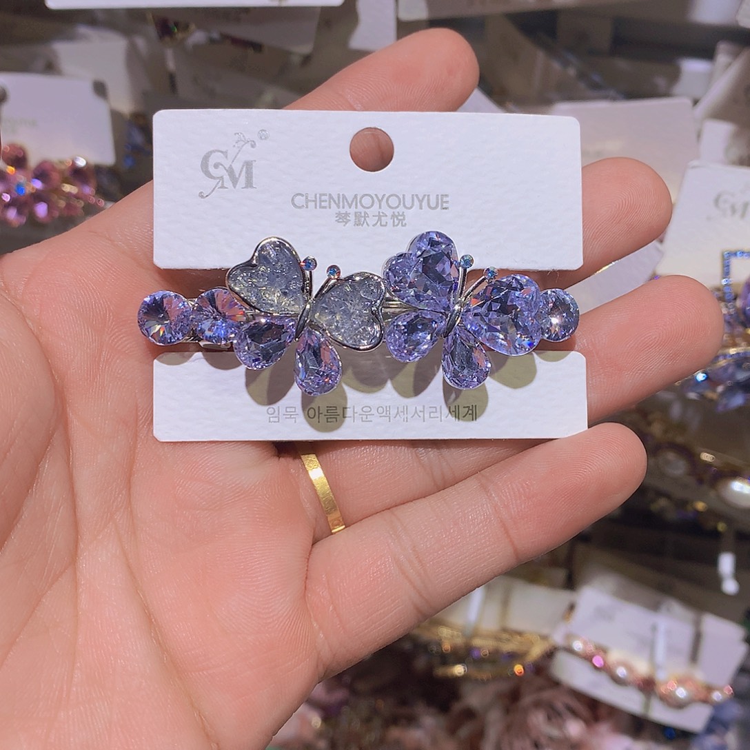 仿水晶铜合金蝴蝶