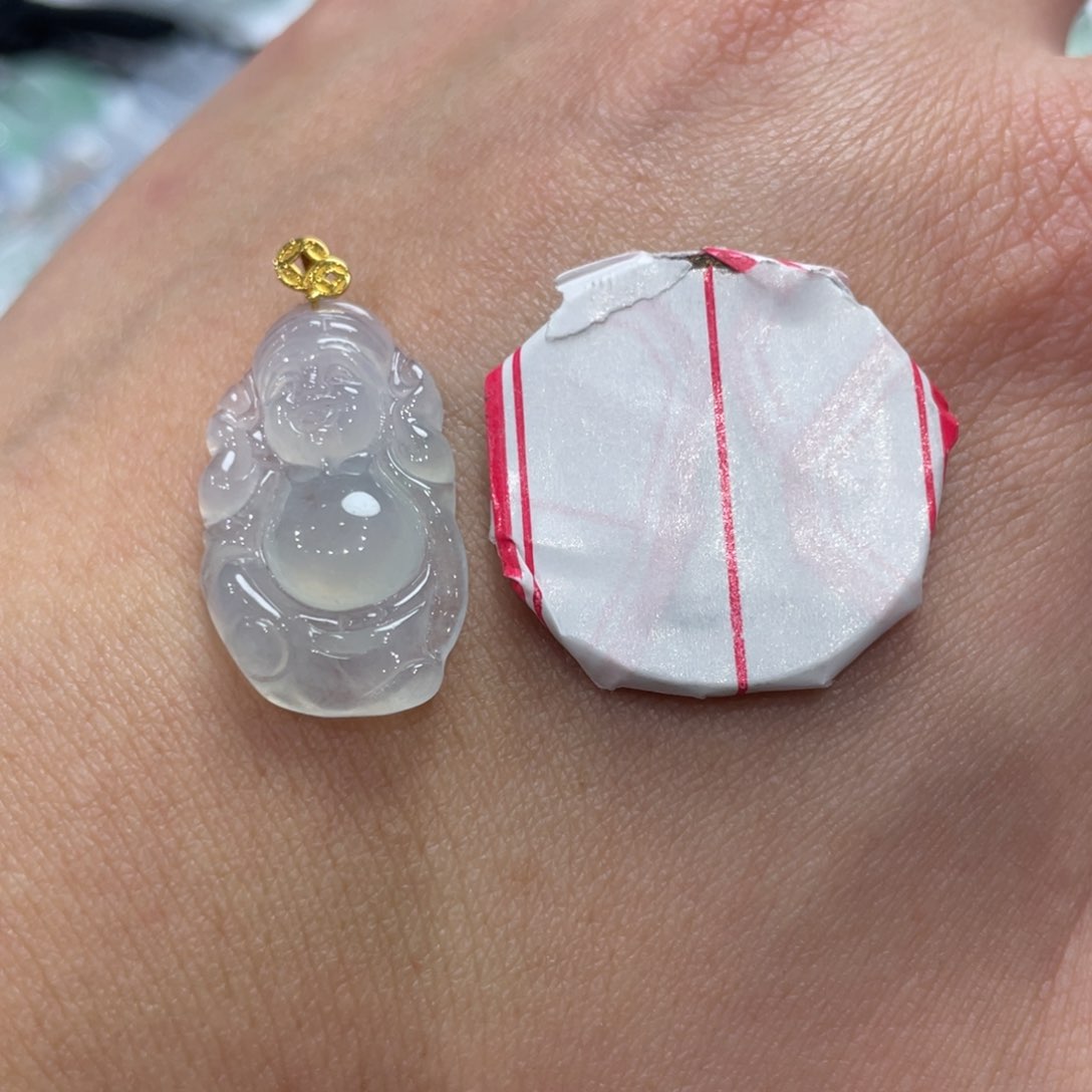 翡翠颈饰18K金镶嵌多样性发货 拍一发一