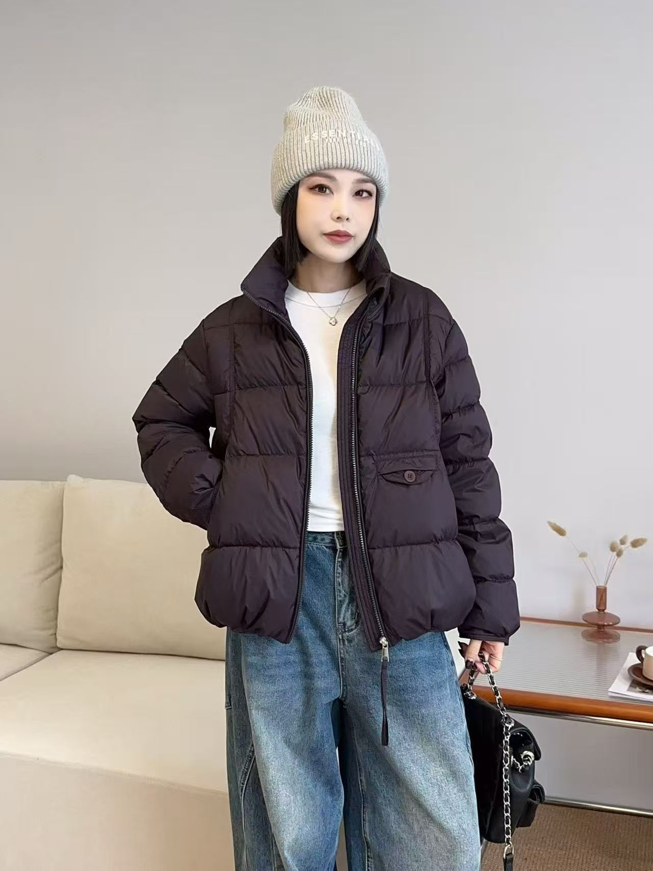 短款立领羽绒服女冬新款高端洋气时尚加厚保暖2519