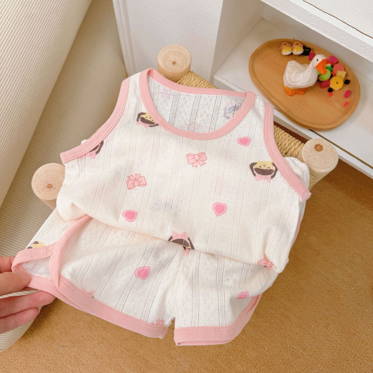 【新疆包邮】夏季新款透气网眼运动背心两件套H911