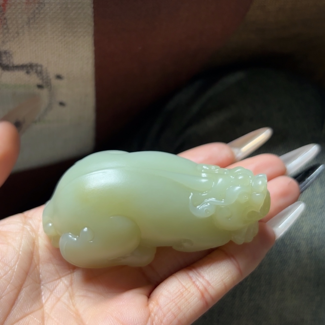 和田玉（糖玉）颈饰未镶嵌