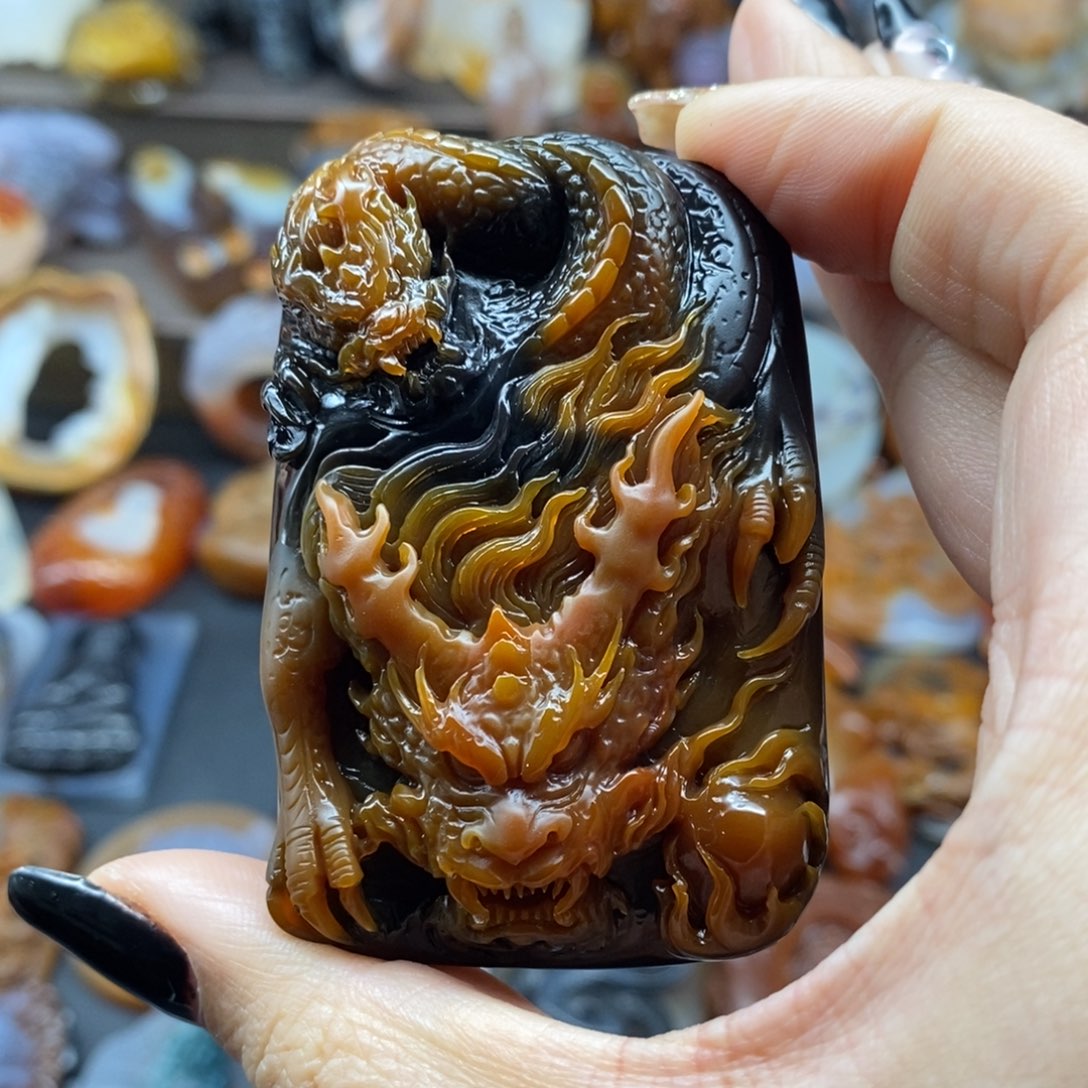 玛瑙/玉髓吊坠(不含链)未镶嵌用****7