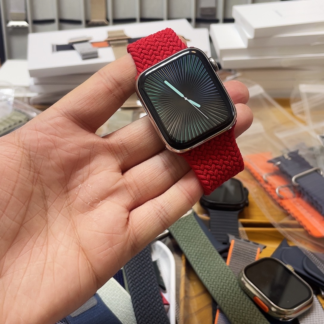 99新97新红色编织5号大表盘