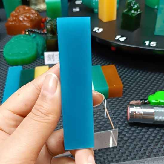 印石寿山石天空蓝