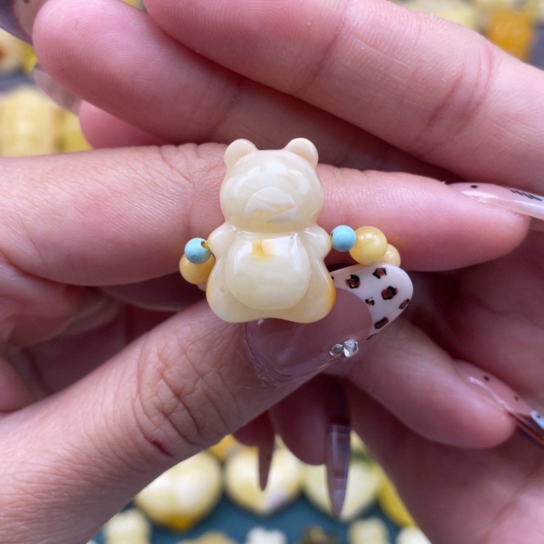 裸石琥珀未镶嵌蜜蜡