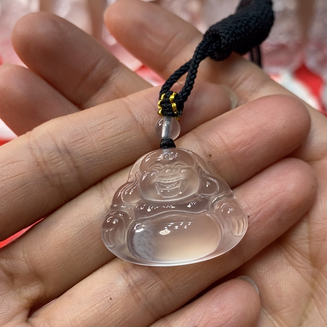 石英质玉未镶嵌吊坠