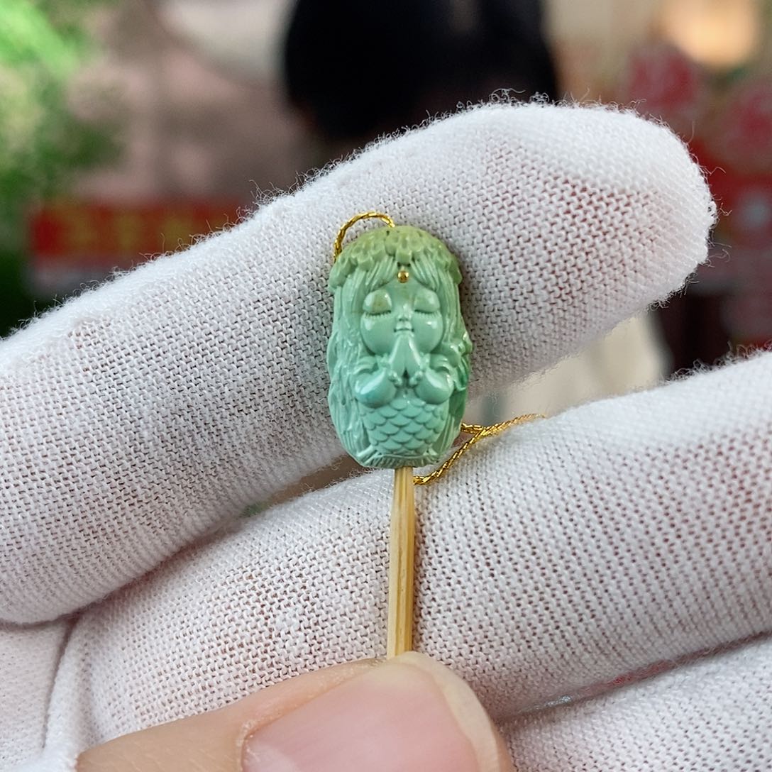 绿松石珠宝奇石未镶嵌