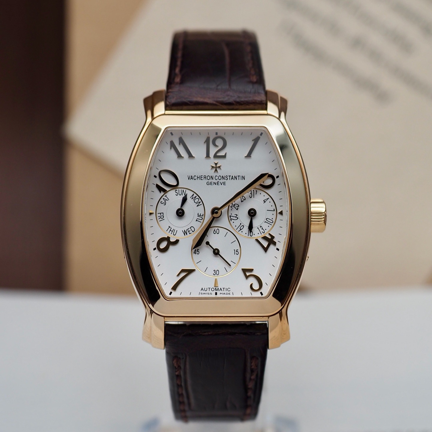 95新 Vacheron Constantin/江诗丹顿 18K/35*39mm/自动/18120290