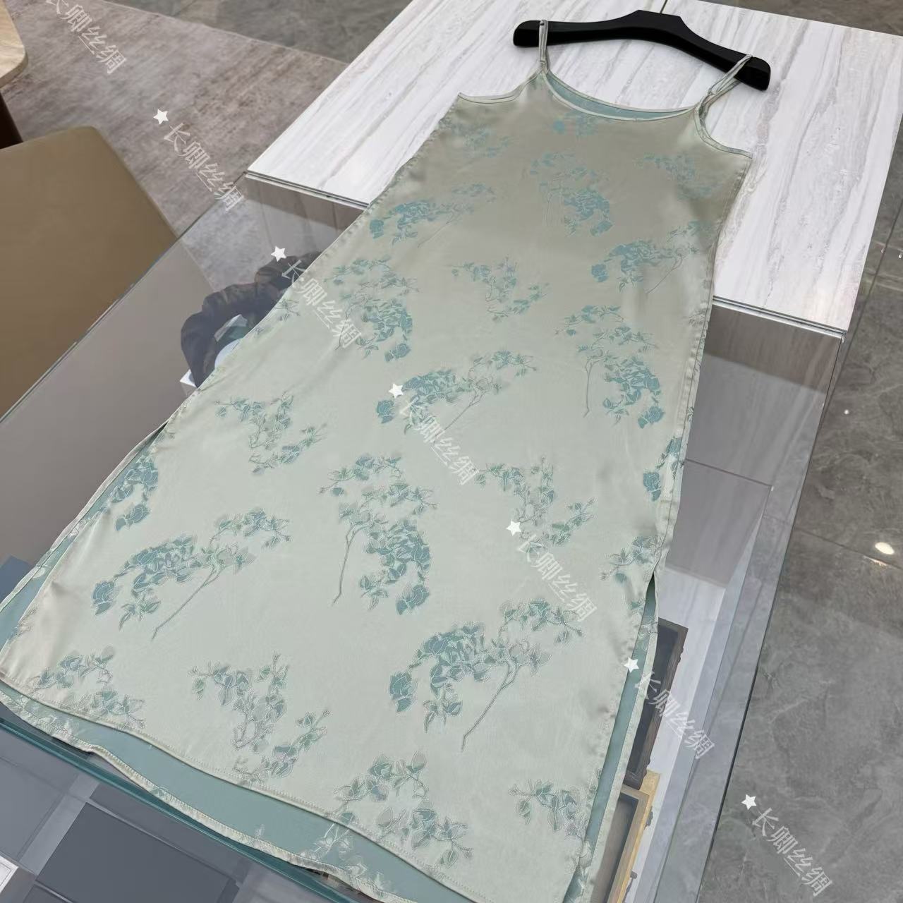 【长卿】新中式国风气质提花吊带连衣裙女FY5022005