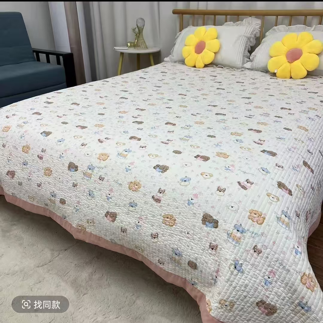 【不挑花色】水洗棉 夹棉加厚可机洗亲肤透气柔软 可裸睡贴身