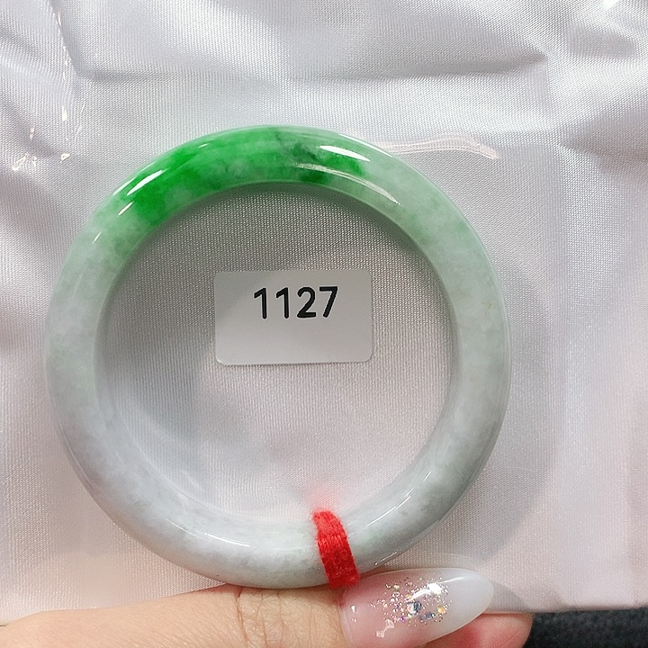 翡翠手镯未镶嵌木**呀天然翡翠手镯54