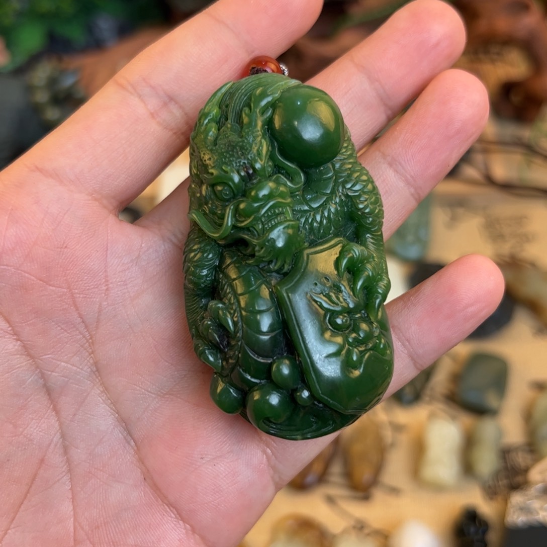 和田玉手绳未镶嵌文**道