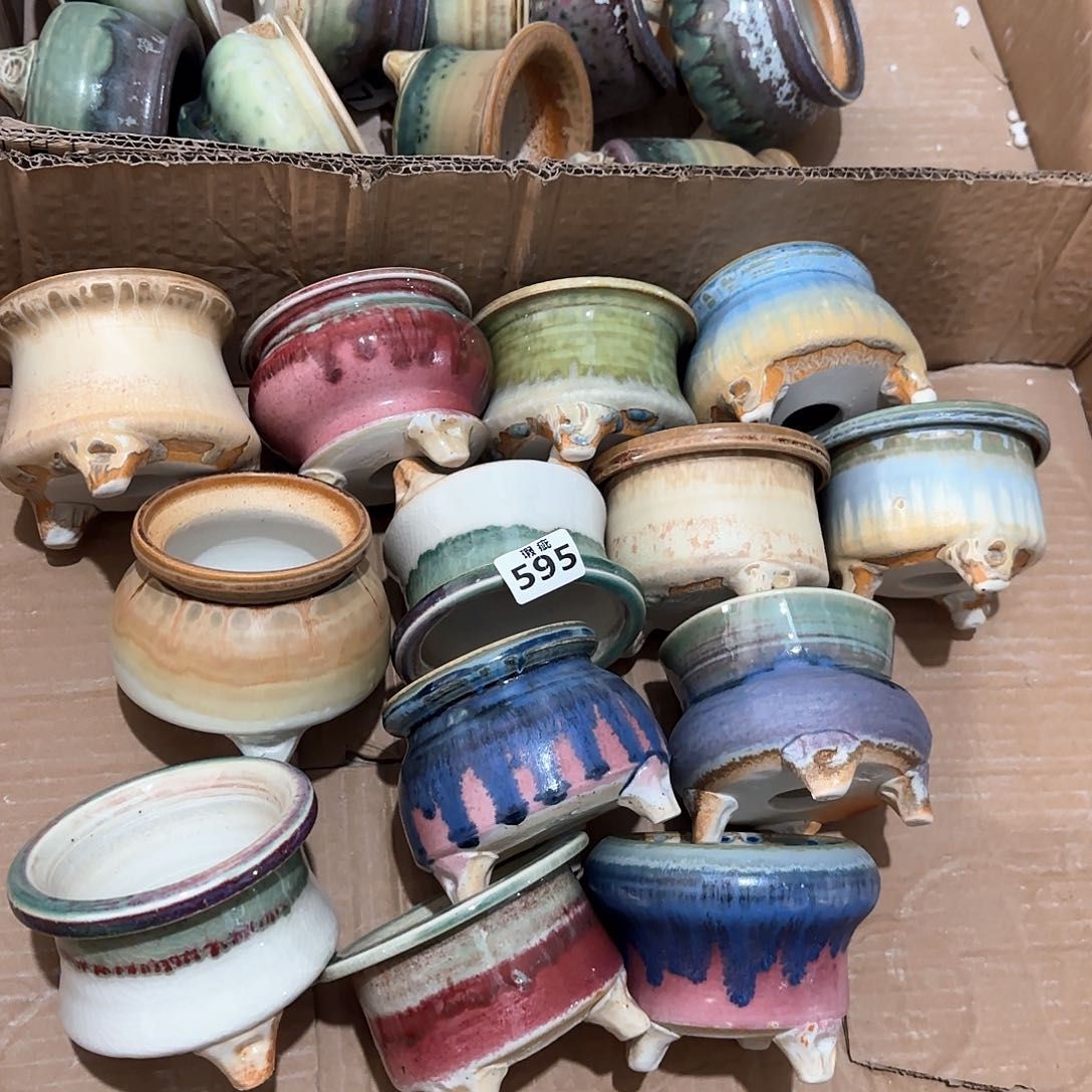 瓷片景德镇陶瓷花盆