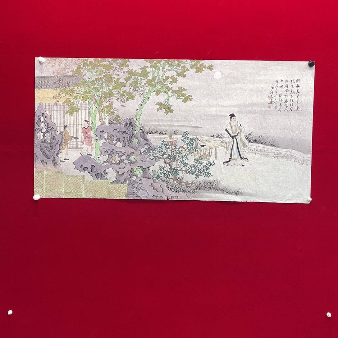 国画凌行志手绘作品