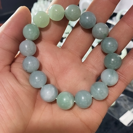 翡翠未镶嵌手链缅甸天然翡翠A货厂家直销