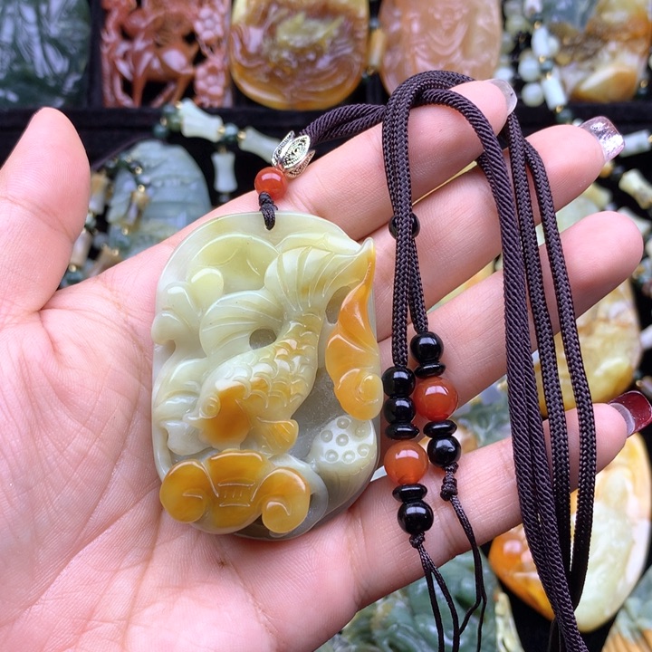 岫玉挂坠未镶嵌搏*搏