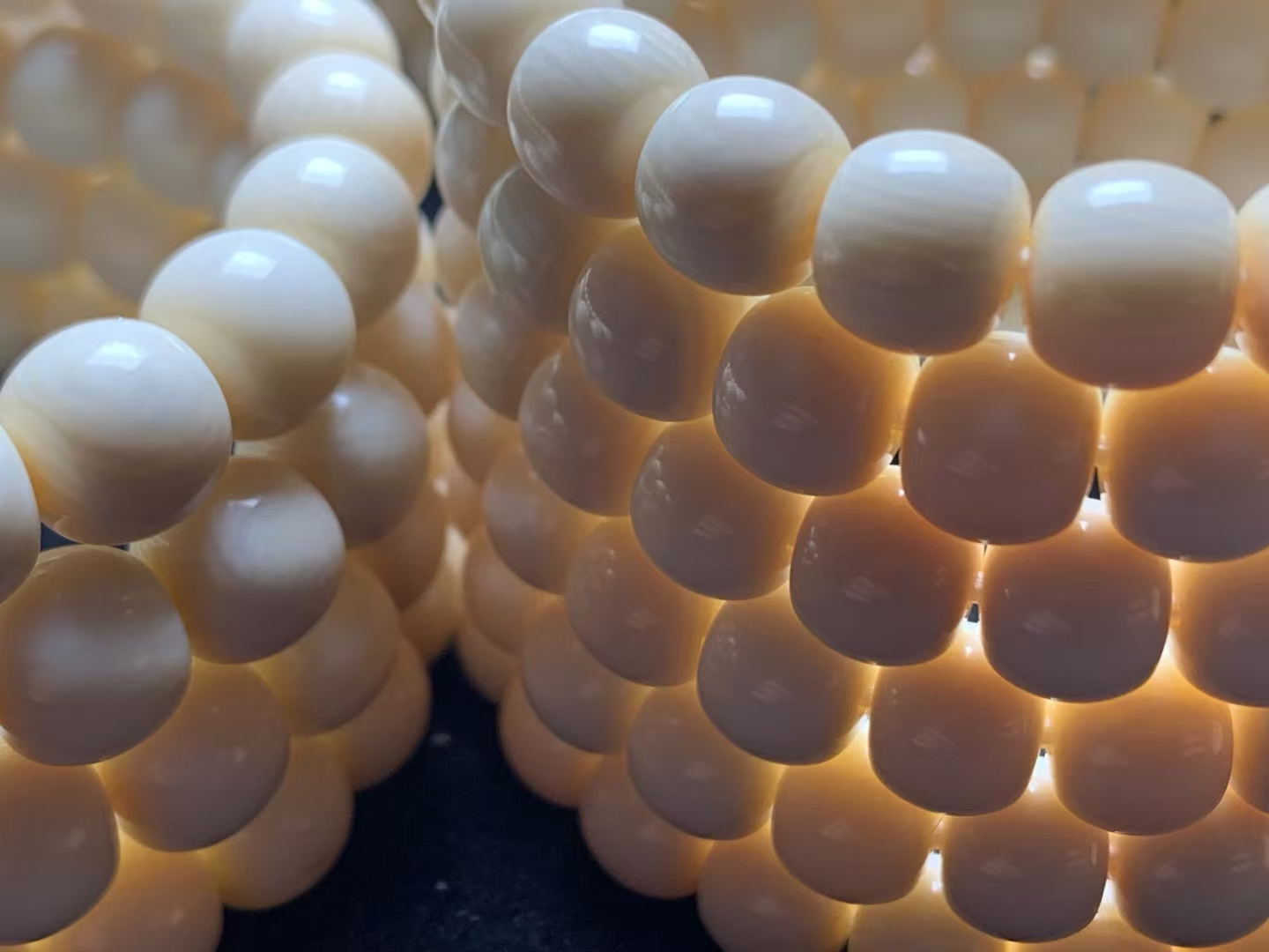 高品质白玉菩提玉化质感弟弟