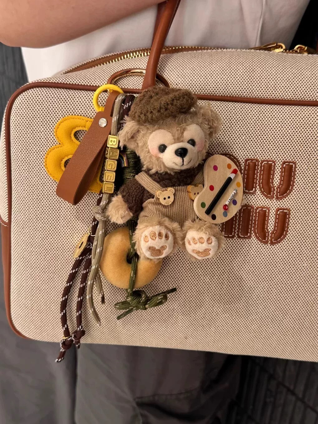 毛绒miu系时尚包挂diy原创手工挂件