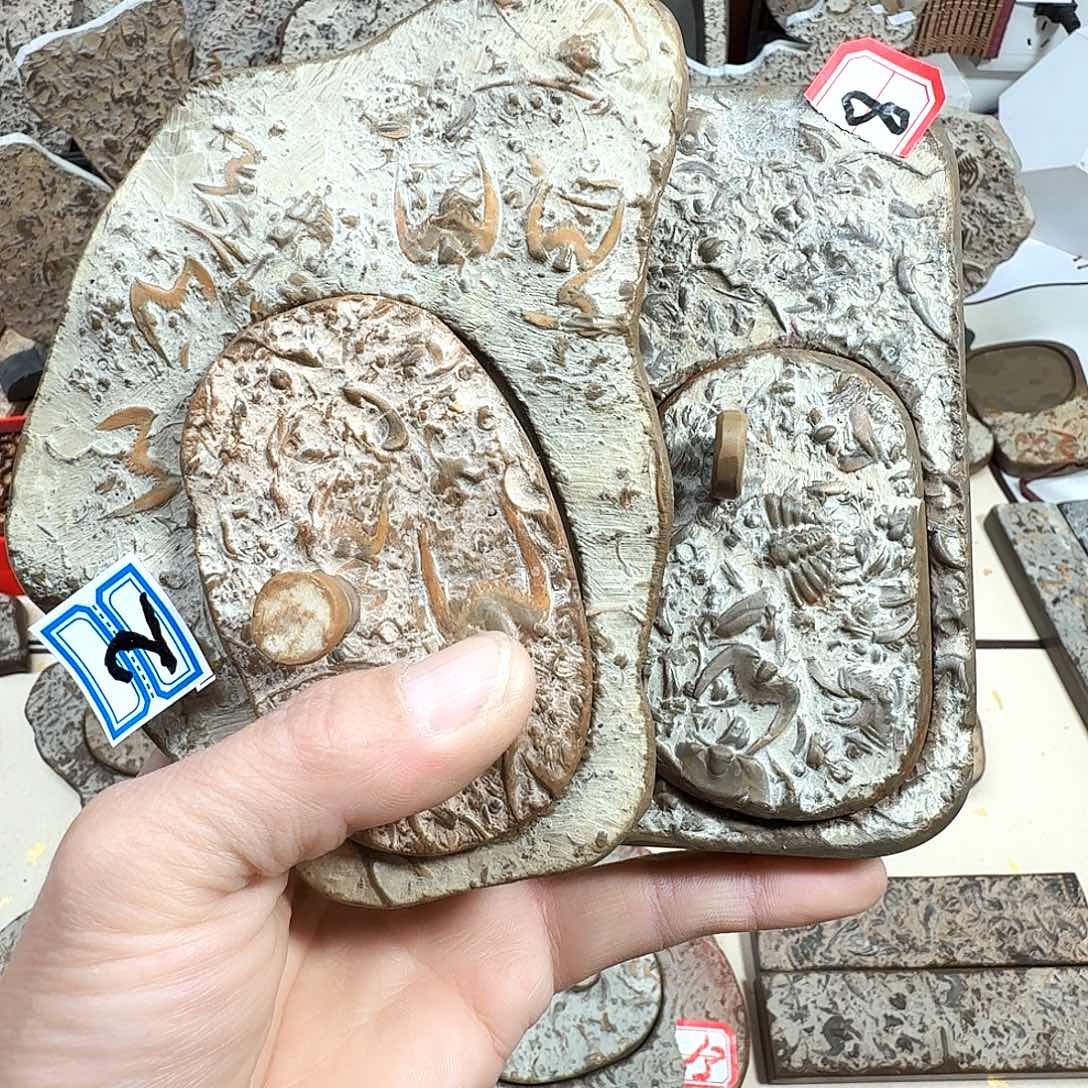 三叶虫化石原石砚台